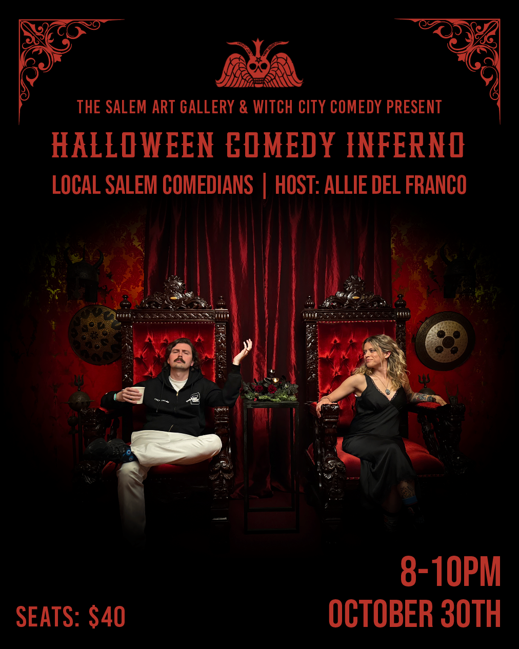 Ticket- Halloween Comedy Inferno