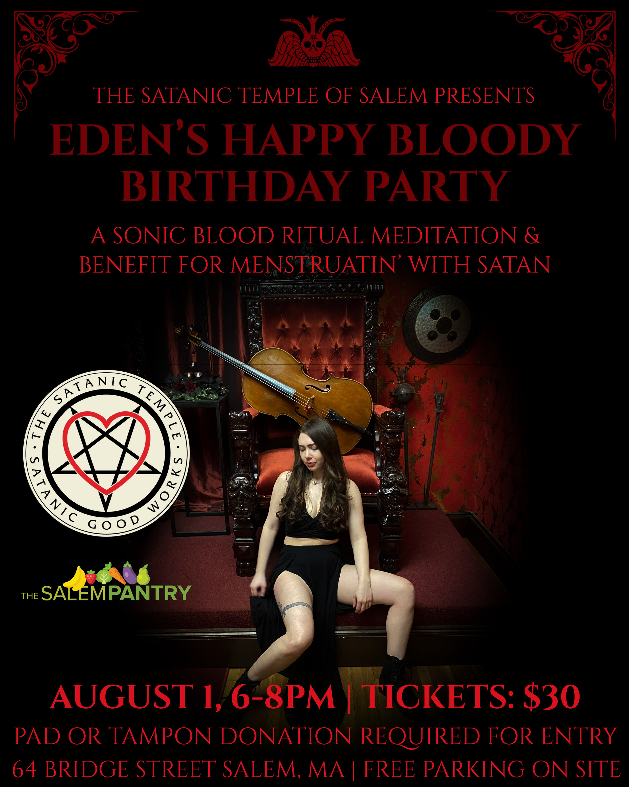 Ticket- Eden's Bloody Birthday Benefit